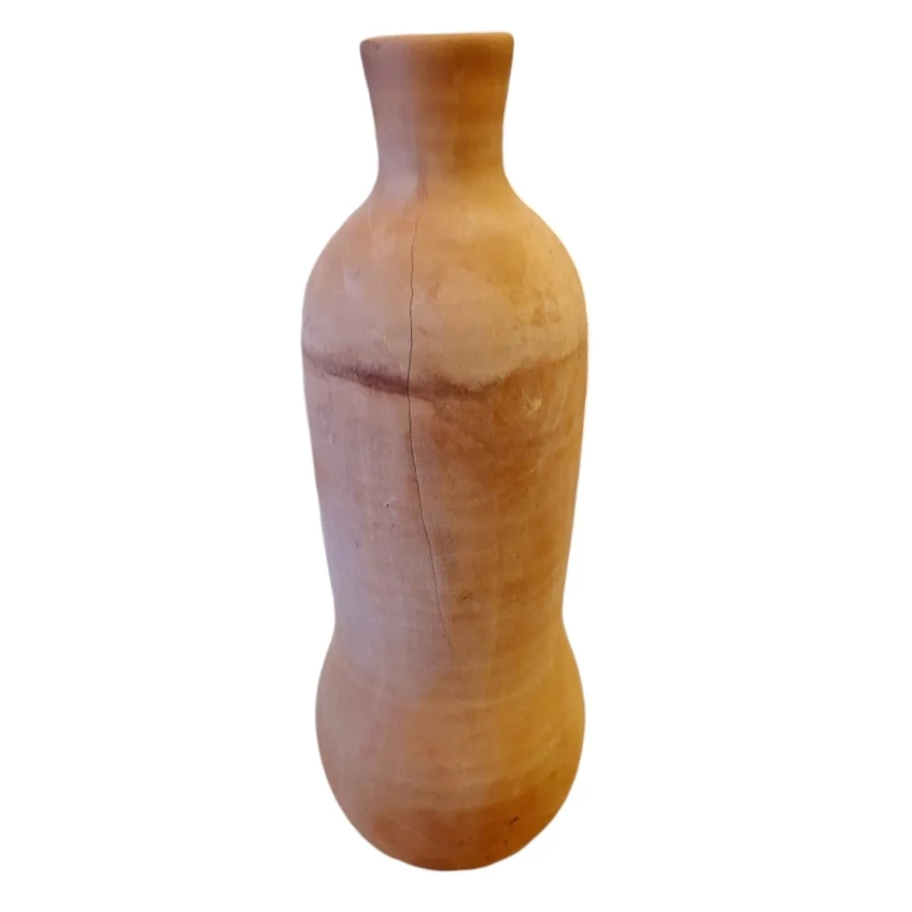 Southwestern Set of 3 Terracotta Vases Hand Thrown Pottery Rustic Primitive